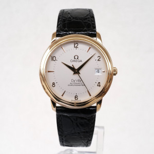 Швейцарские часы Omega De Ville Prestige 18K Yellow Gold Automatic