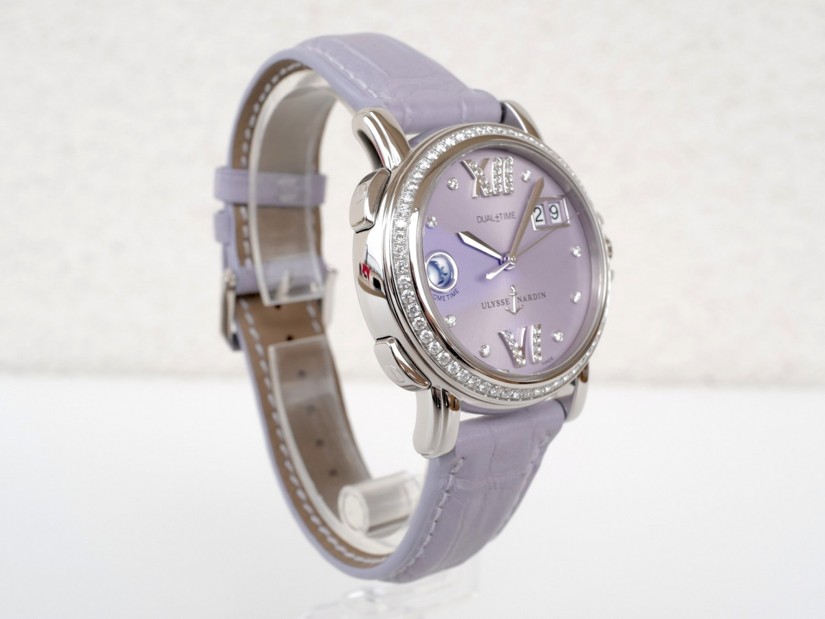 Швейцарские часы Ulysse Nardin San Marco GMT Diamonds Lavender