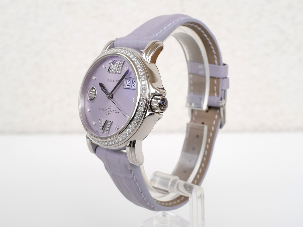 Швейцарские часы Ulysse Nardin San Marco GMT Diamonds Lavender