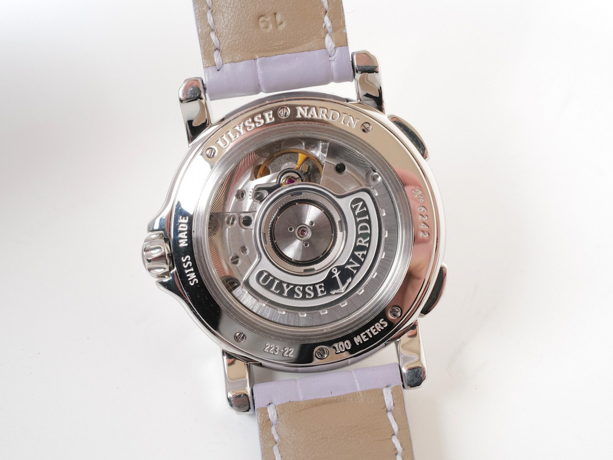Швейцарские часы Ulysse Nardin San Marco GMT Diamonds Lavender
