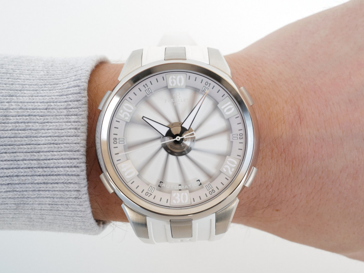 Swiss watch Turbine Racing XL 48mm White