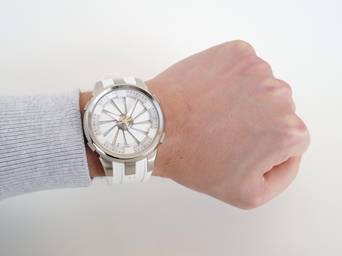 Swiss watch Turbine Racing XL 48mm White