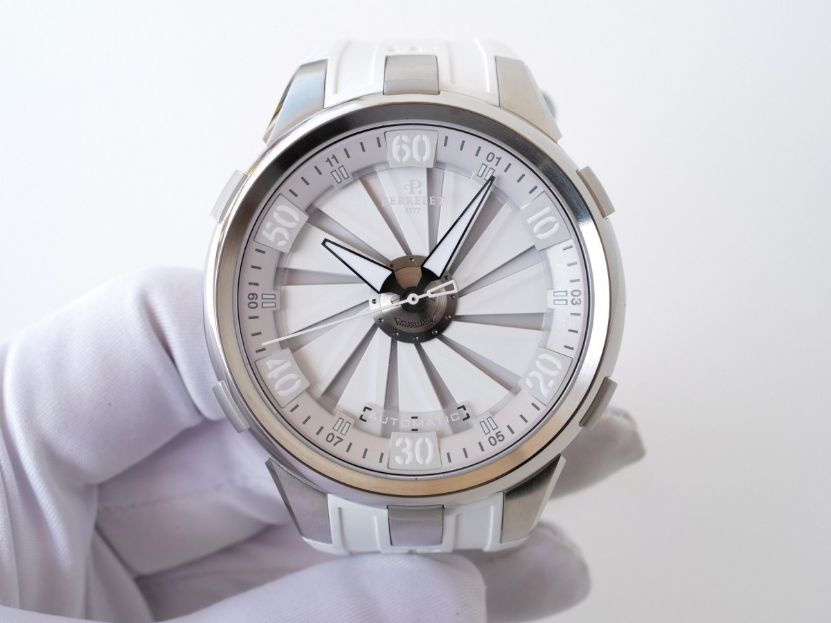 Swiss watch Turbine Racing XL 48mm White