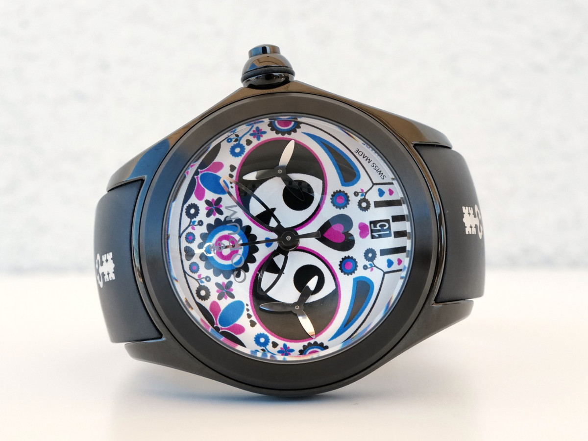 Швейцарський годинник Corum Titanium Bubble 47 Chronograph Monopusher Limited Edition