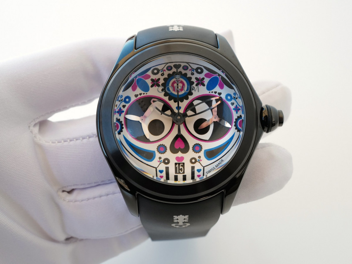 Швейцарський годинник Corum Titanium Bubble 47 Chronograph Monopusher Limited Edition