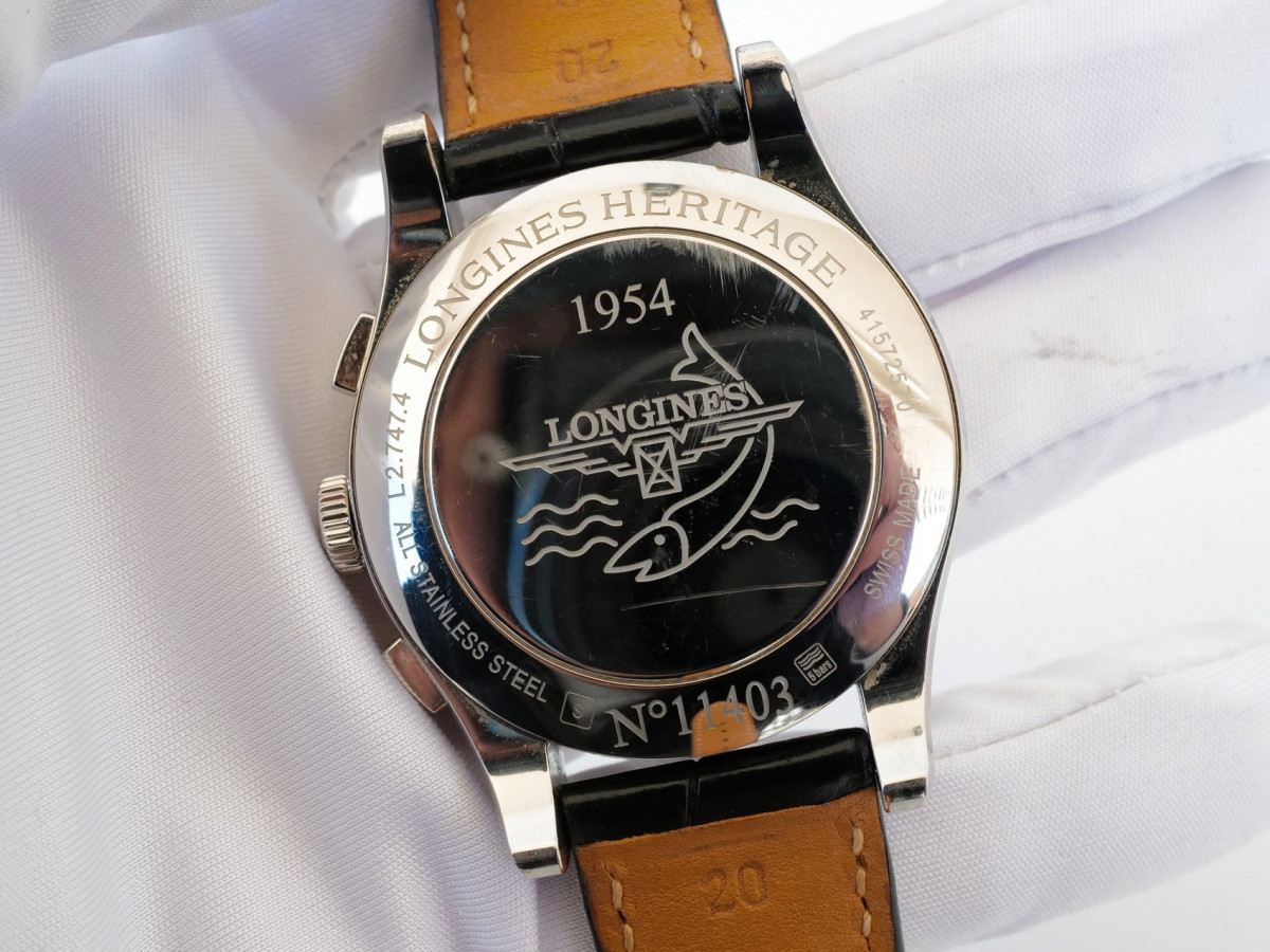Швейцарський годинник Longines Heritage Chronograph