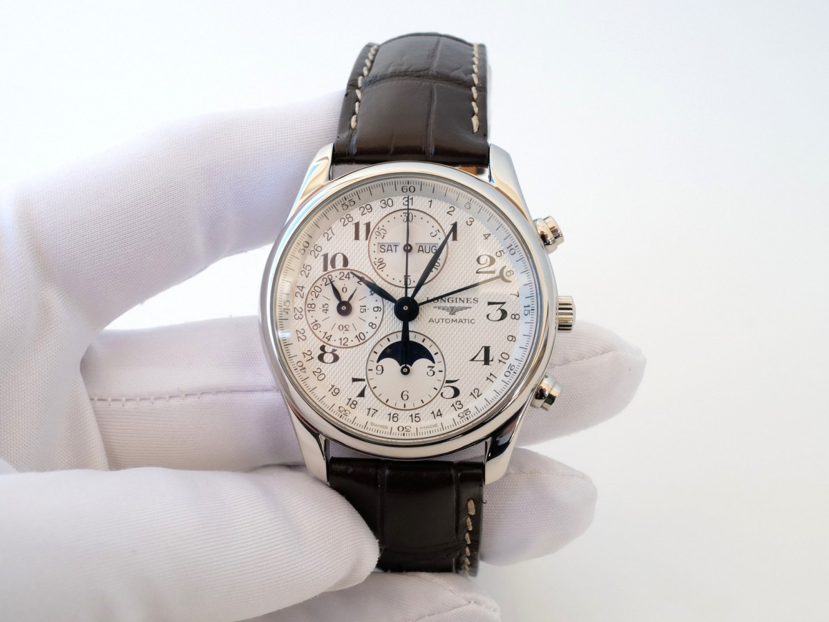 Швейцарський годинник Longines Master Collection Moonphase Chronograph