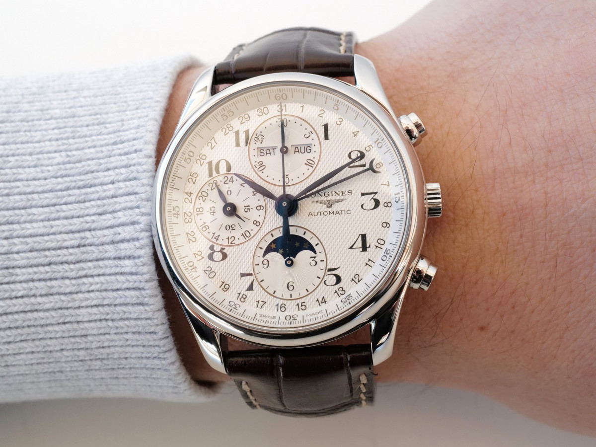 Швейцарський годинник Longines Master Collection Moonphase Chronograph