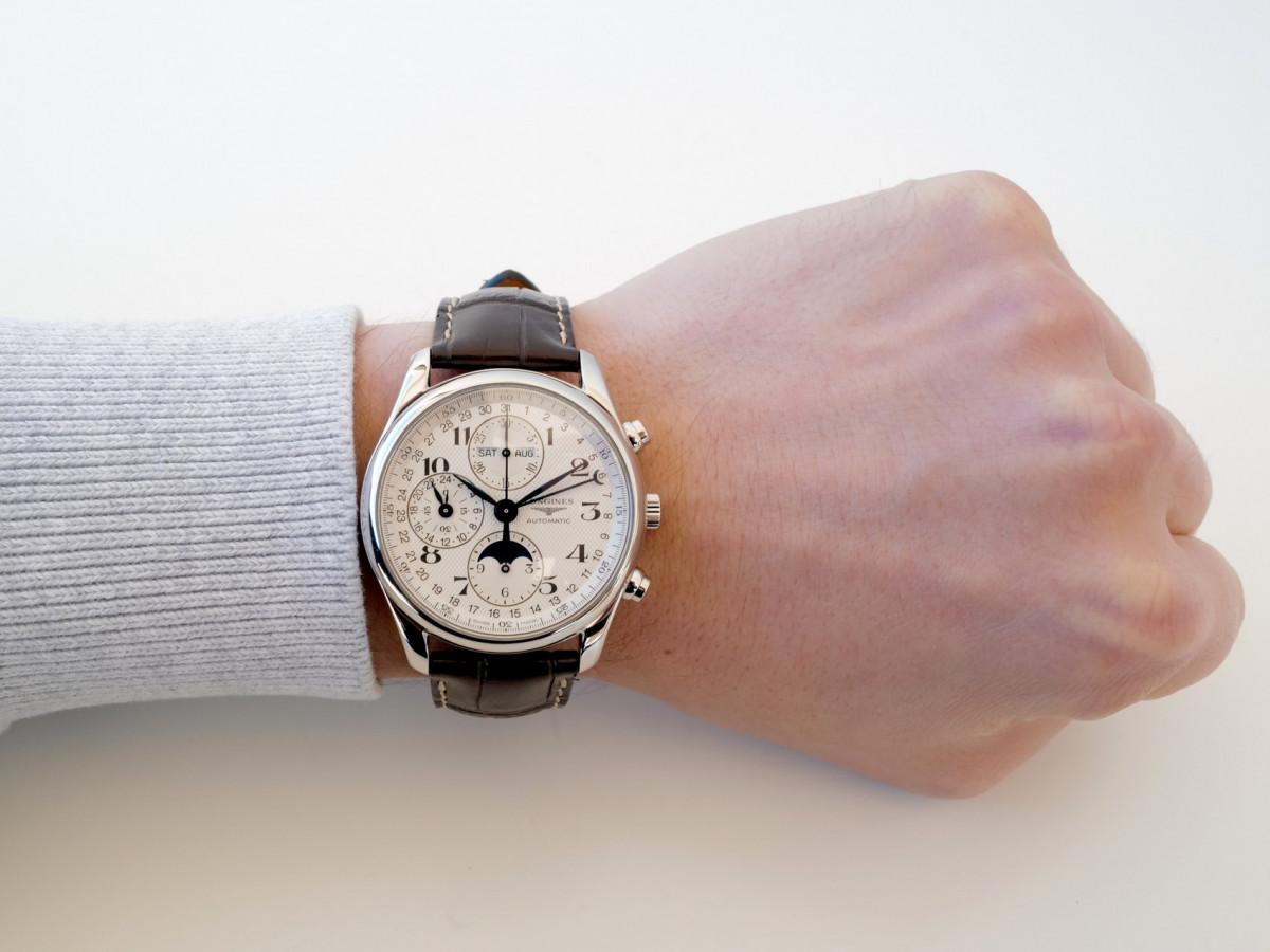 Швейцарський годинник Longines Master Collection Moonphase Chronograph