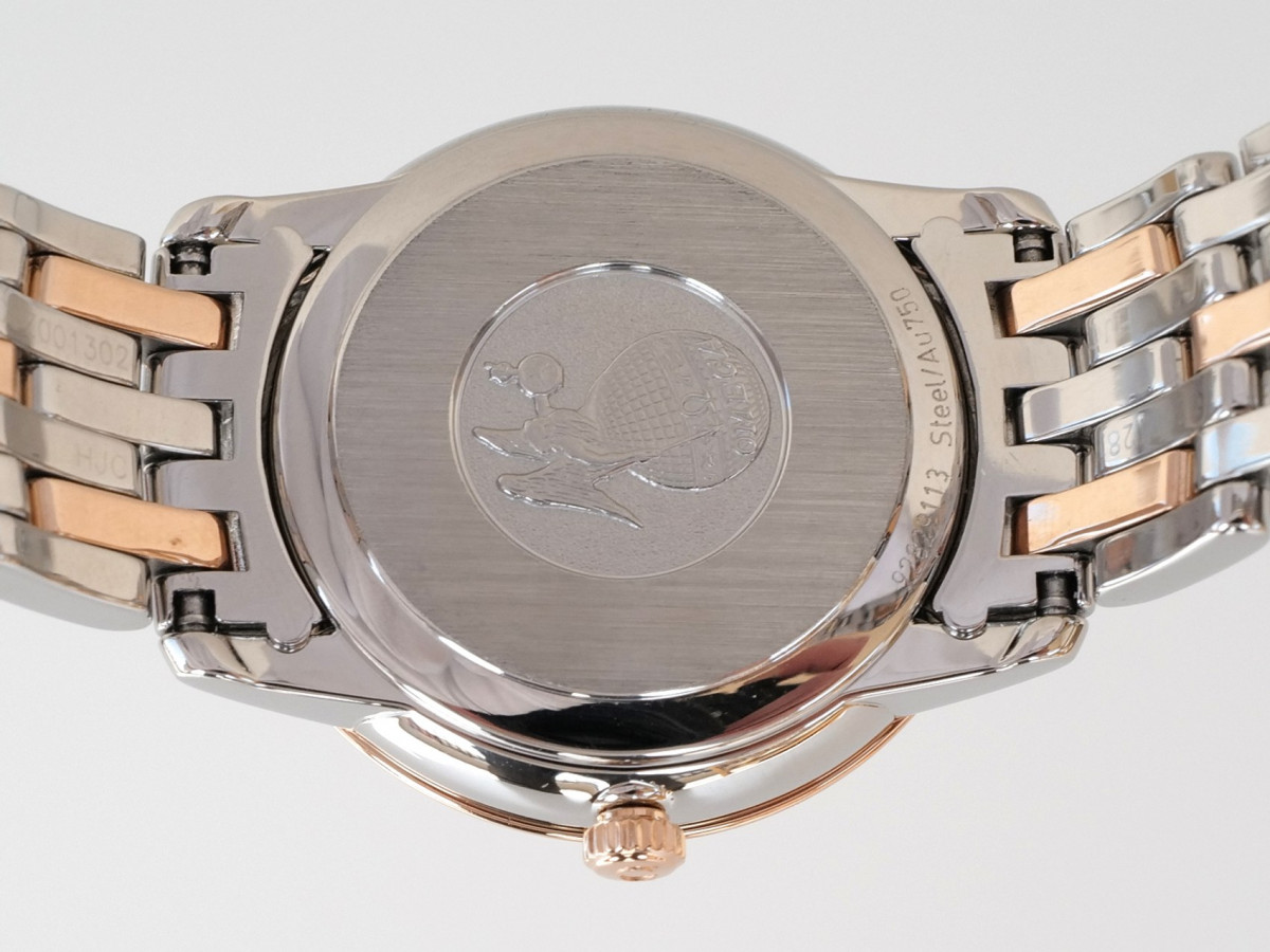 Швейцарские часы Omega De Ville Prestige Quartz 27 Gold Steel