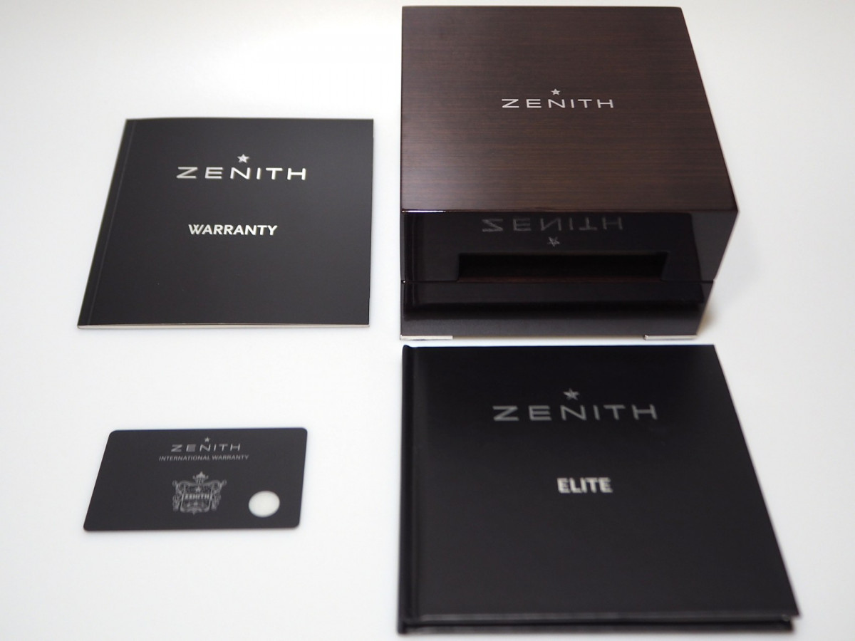 Швейцарський годинник Zenith Elite Ultra Thin White Dial 40