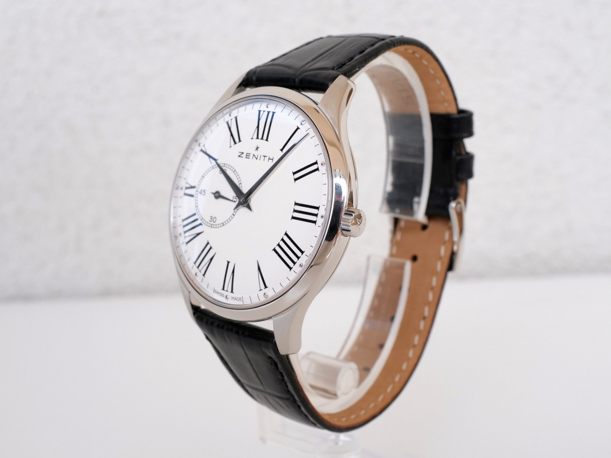Швейцарський годинник Zenith Elite Ultra Thin White Dial 40