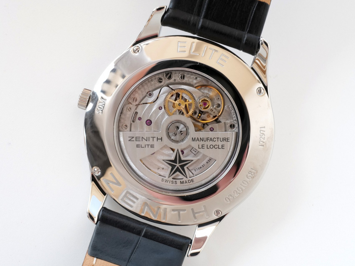 Швейцарський годинник Zenith Elite Ultra Thin White Dial 40