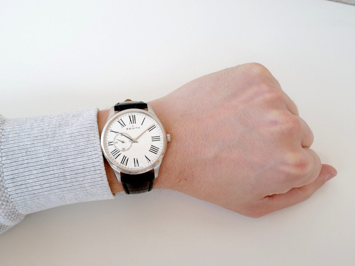 Швейцарський годинник Zenith Elite Ultra Thin White Dial 40