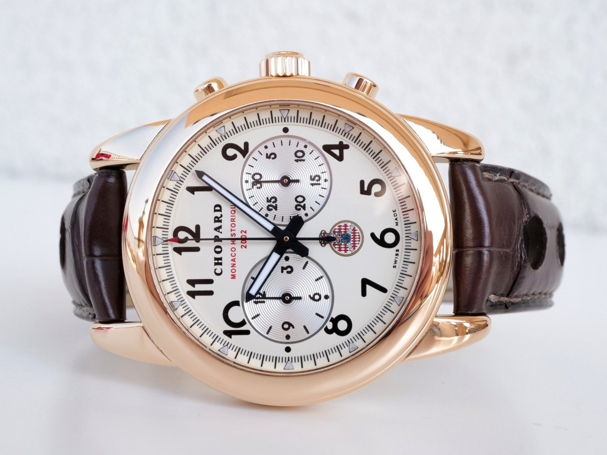 Швейцарские часы Chopard Classic Racing Grand Prix De Monaco Historique Chronograph Limited Edition 18K Rose Gold