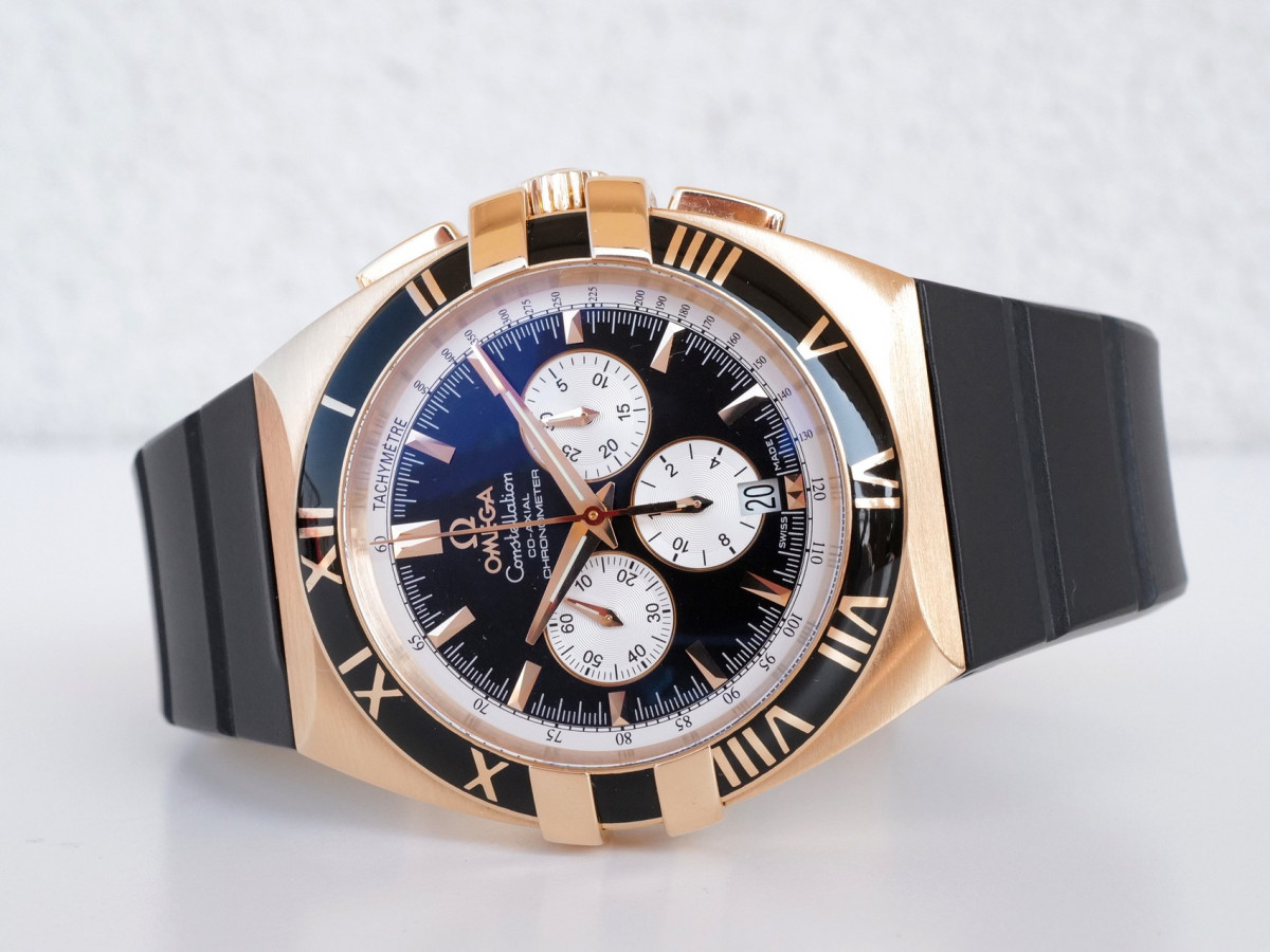 Швейцарские часы Omega Constellation Double Eagle Chrono 18K Rose Gold