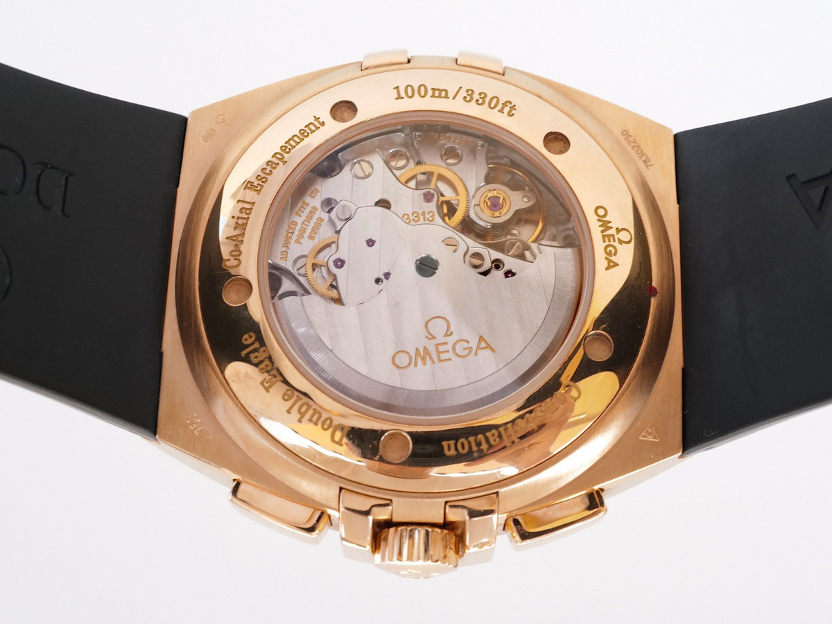 Швейцарские часы Omega Constellation Double Eagle Chrono 18K Rose Gold