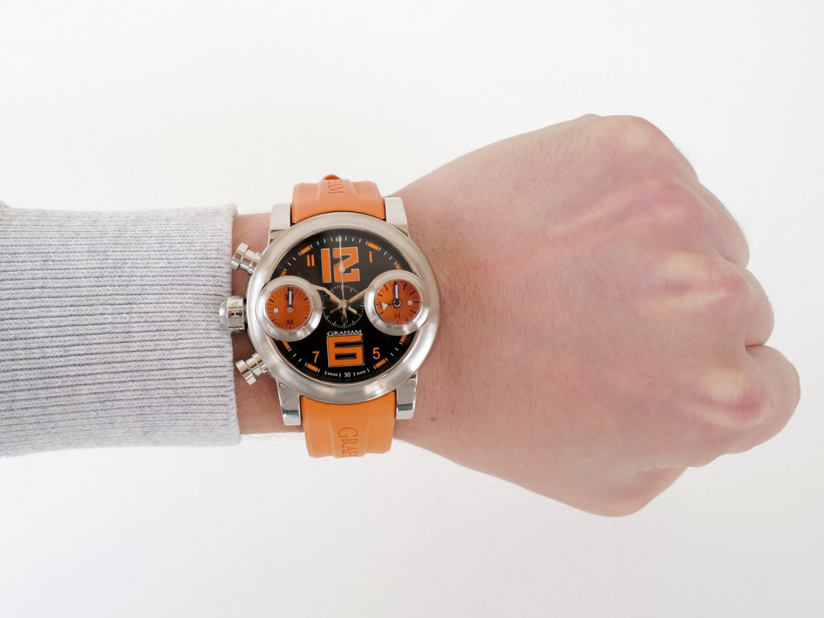 Швейцарський годинник Graham Swordfish Big 12-6 Orange