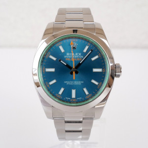 Швейцарський годинник Rolex Milgauss Discontinued Blue Dial