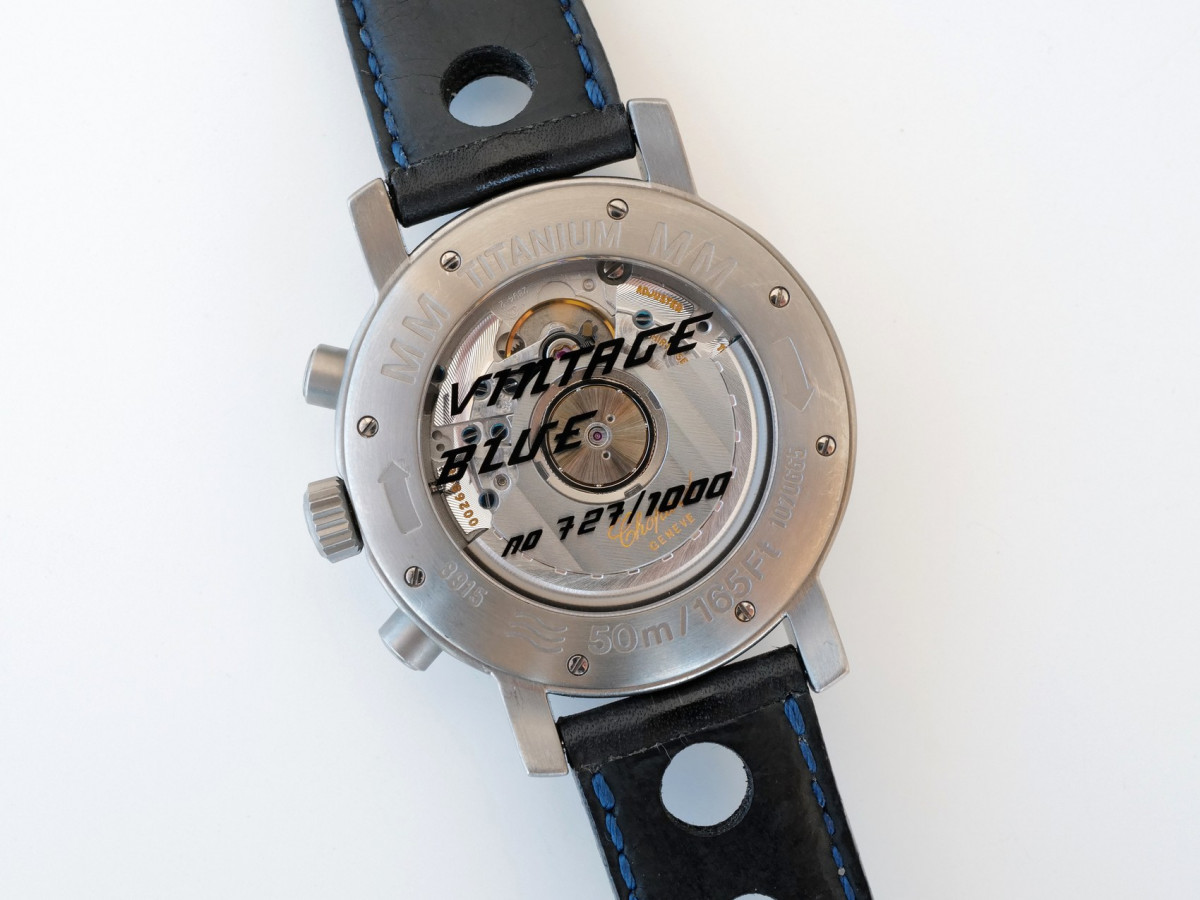 Швейцарские часы Chopard Mille Miglia Titanium Chronograph Blue Dial Limited Edition