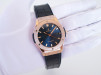 Швейцарський годинник Hublot Classic Fusion 45 King Gold Blue 18K Rose Gold