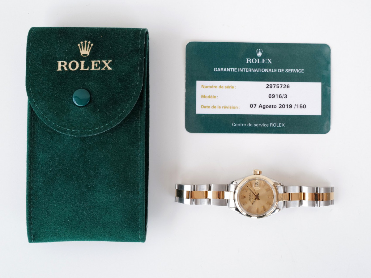Швейцарський годинник Rolex Lady-Datejust Steel Gold