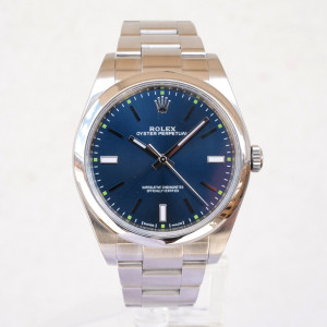 Швейцарський годинник Rolex Oyster Perpetual 39 Blue Dial