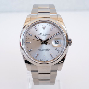 Швейцарський годинник Rolex Oyster Perpetual Date Silver Dial