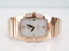Швейцарские часы Omega Constellation Quadrella Quartz 18K Rose Gold MOP Dial