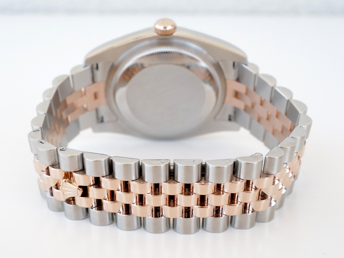 Швейцарський годинник Rolex Datejust 36mm Oyster Steel and Everose Gold Blue Diamond Dial