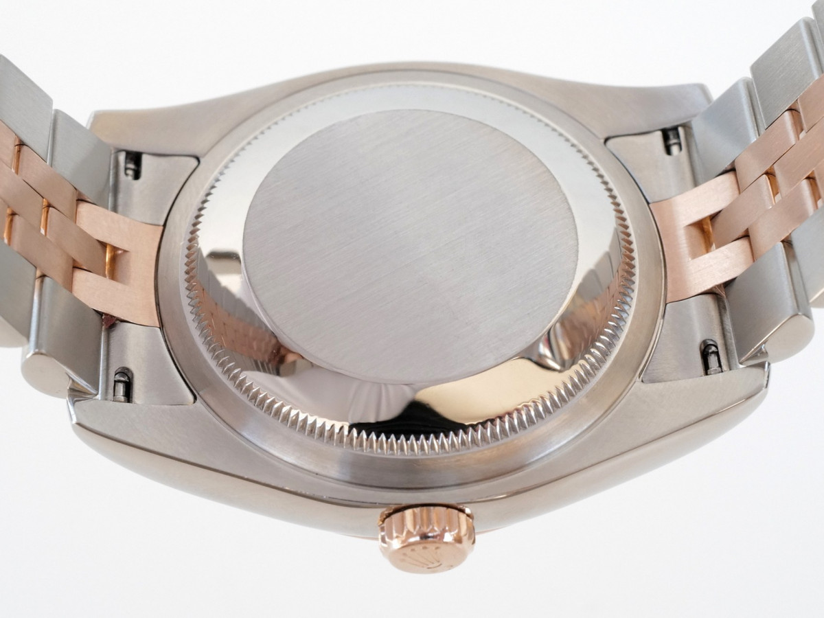 Швейцарський годинник Rolex Datejust 36mm Oyster Steel and Everose Gold Blue Diamond Dial