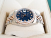 Швейцарський годинник Rolex Datejust 36mm Oyster Steel and Everose Gold Blue Diamond Dial