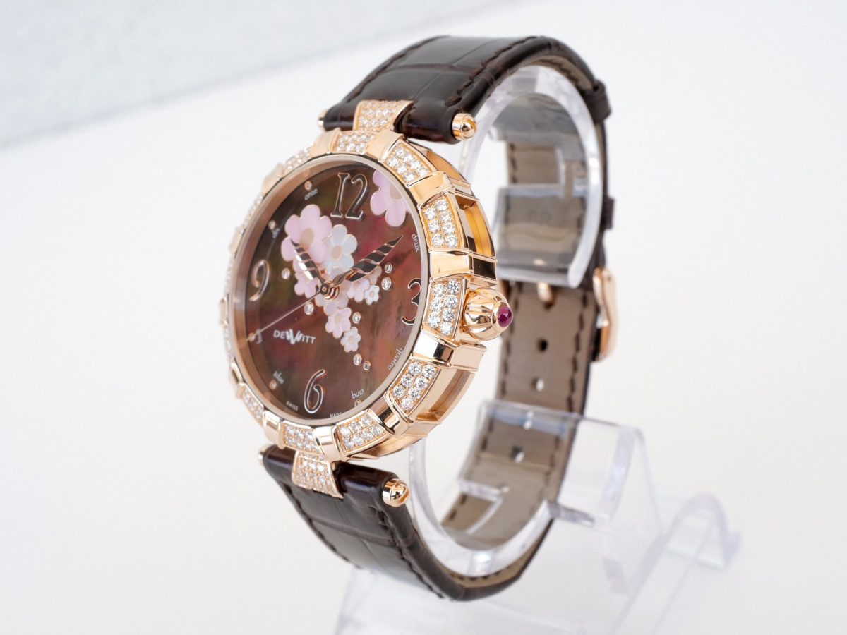 Swiss watch DeWitt Golden Afternoon 18K Rose Gold Diamonds