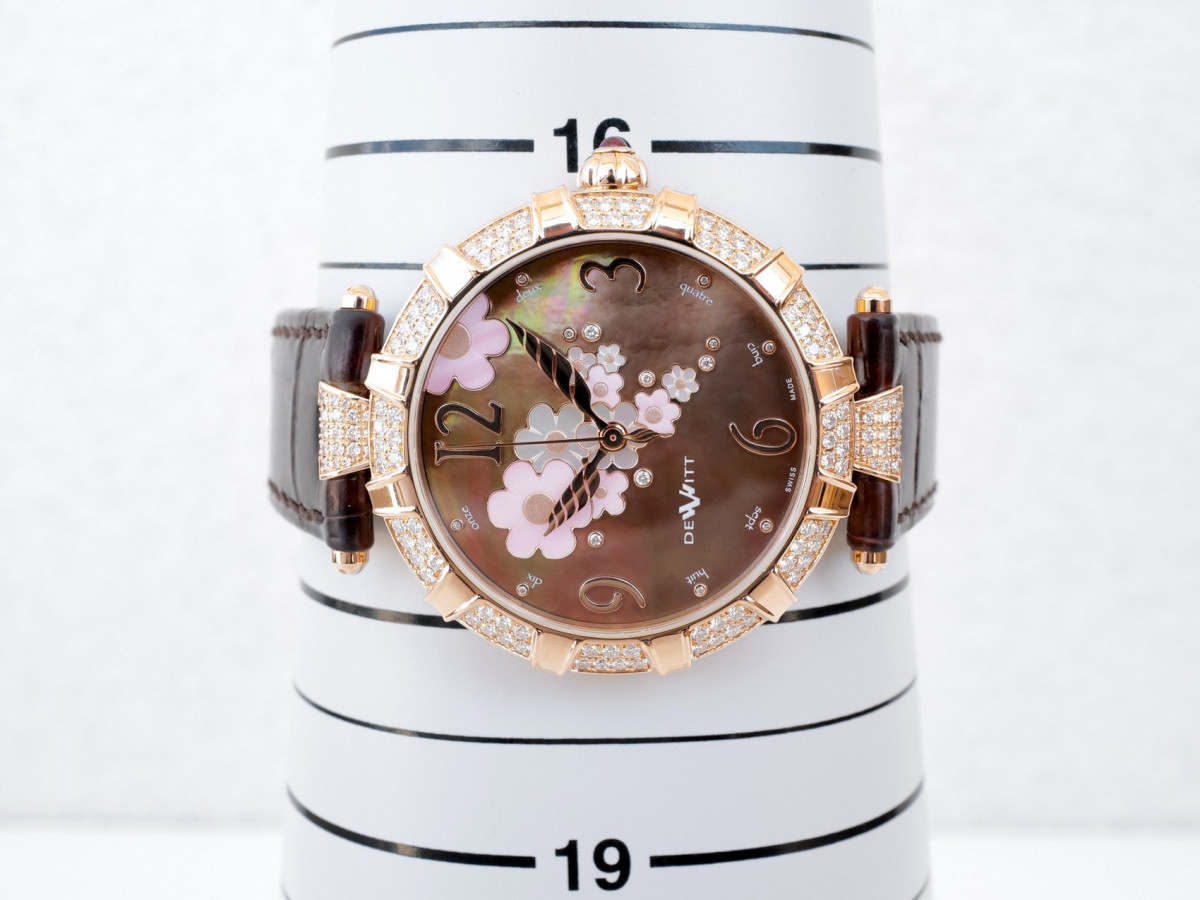 Swiss watch DeWitt Golden Afternoon 18K Rose Gold Diamonds