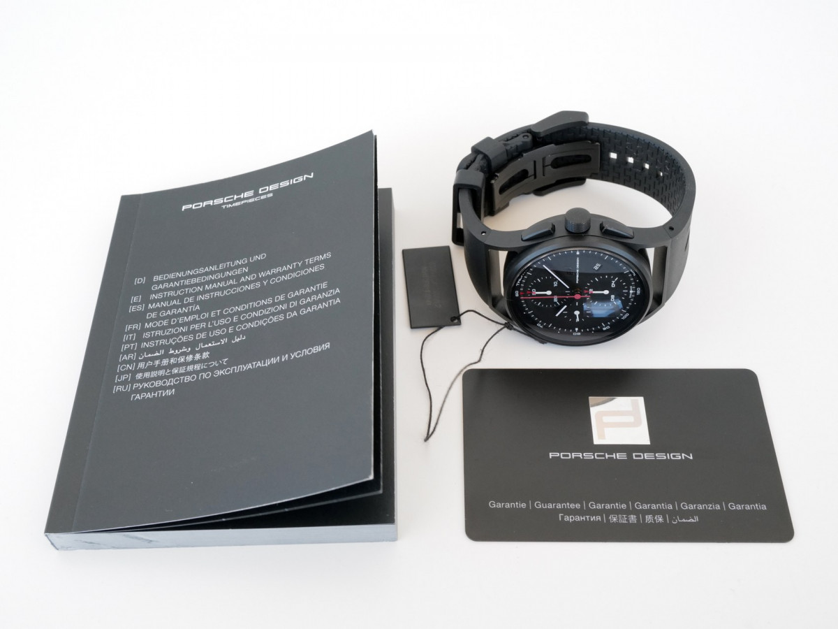 Швейцарський годинник Porsche Design 1919 Chronotimer All Black Titanium Chronograph