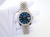 Швейцарський годинник Rolex Datejust 41 Blue Dial Diamond Bezel Jubilee Bracelet