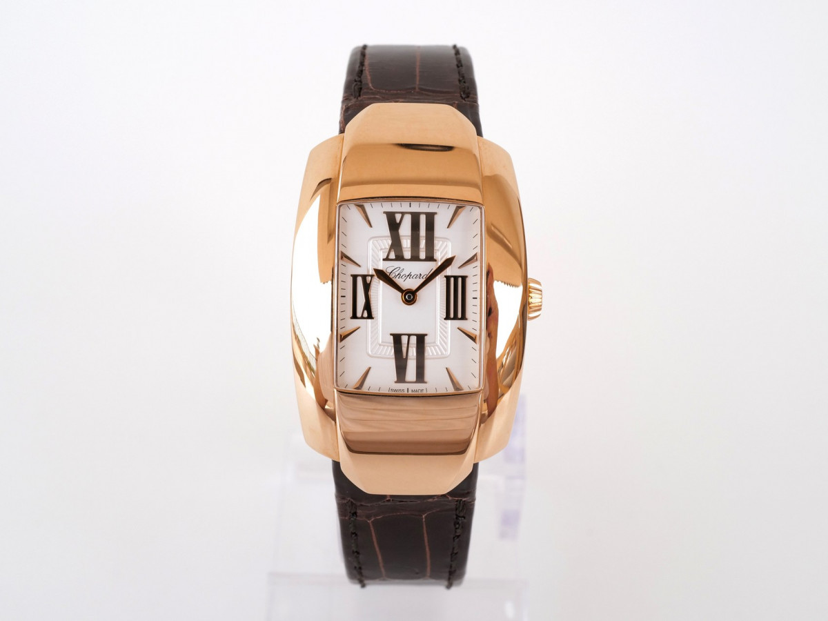 Швейцарские часы Chopard La Strada Cushion 18K Rose Gold