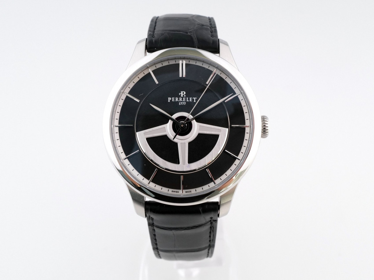 Швейцарские часы First Class Double Rotor Black Dial