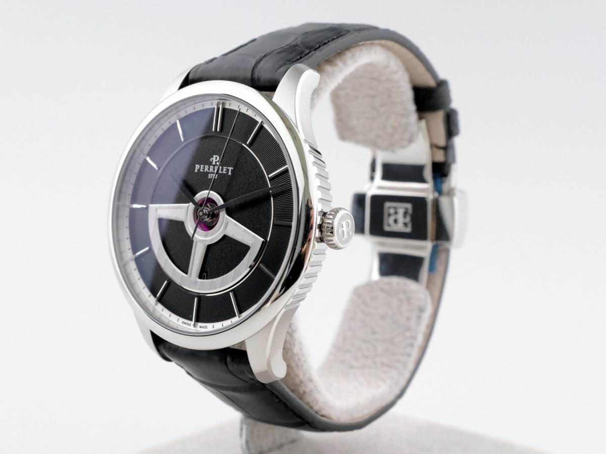 Швейцарские часы First Class Double Rotor Black Dial