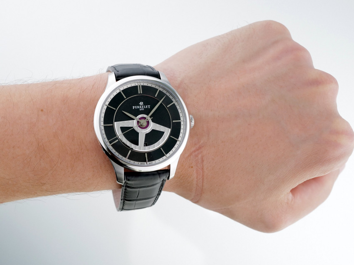 Швейцарские часы First Class Double Rotor Black Dial