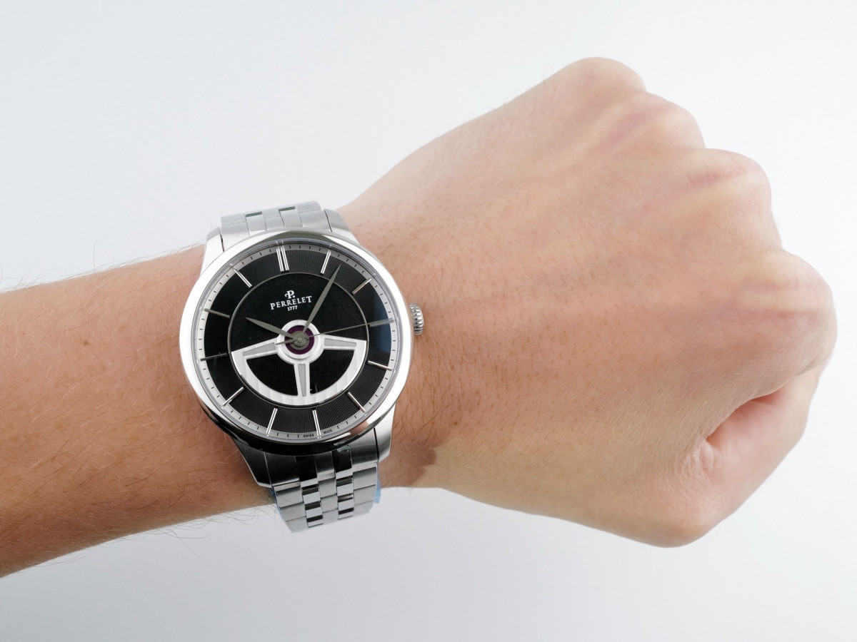 Swiss watch First Class Double Rotor Black Dial