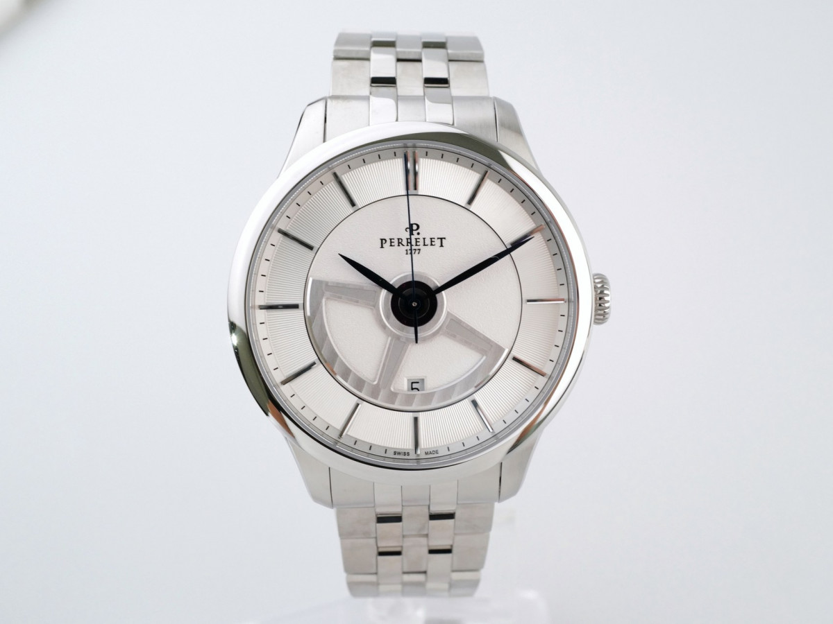 Swiss watch First Class Double Rotor Silver Dial