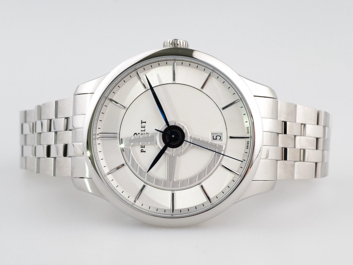 Swiss watch First Class Double Rotor Silver Dial