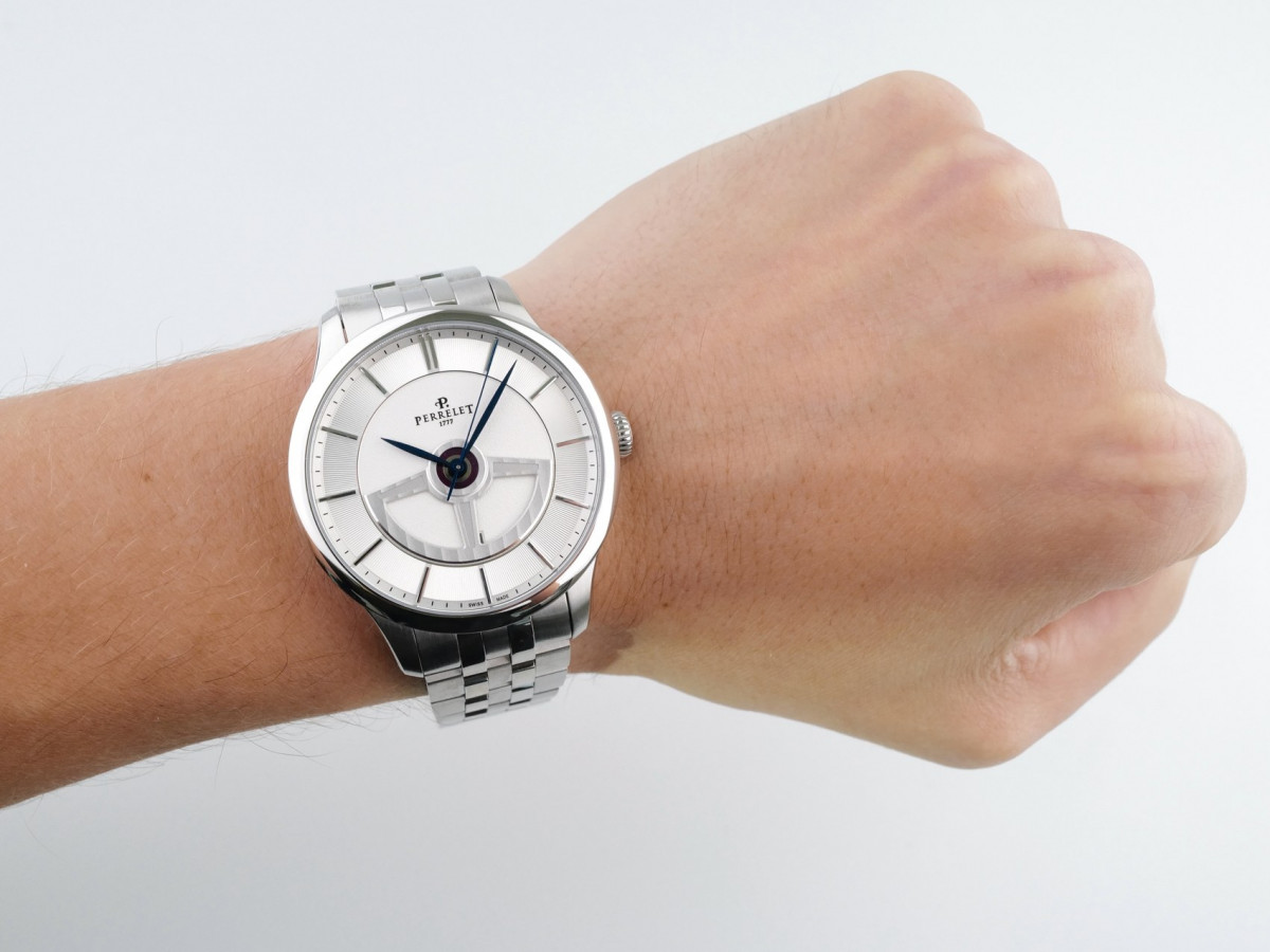 Swiss watch First Class Double Rotor Silver Dial