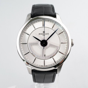 Швейцарские часы First Class Double Rotor White Dial