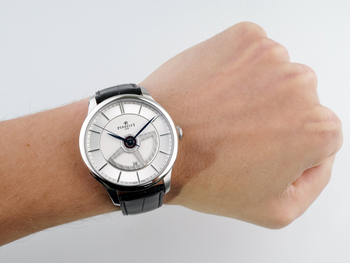 Швейцарские часы First Class Double Rotor White Dial