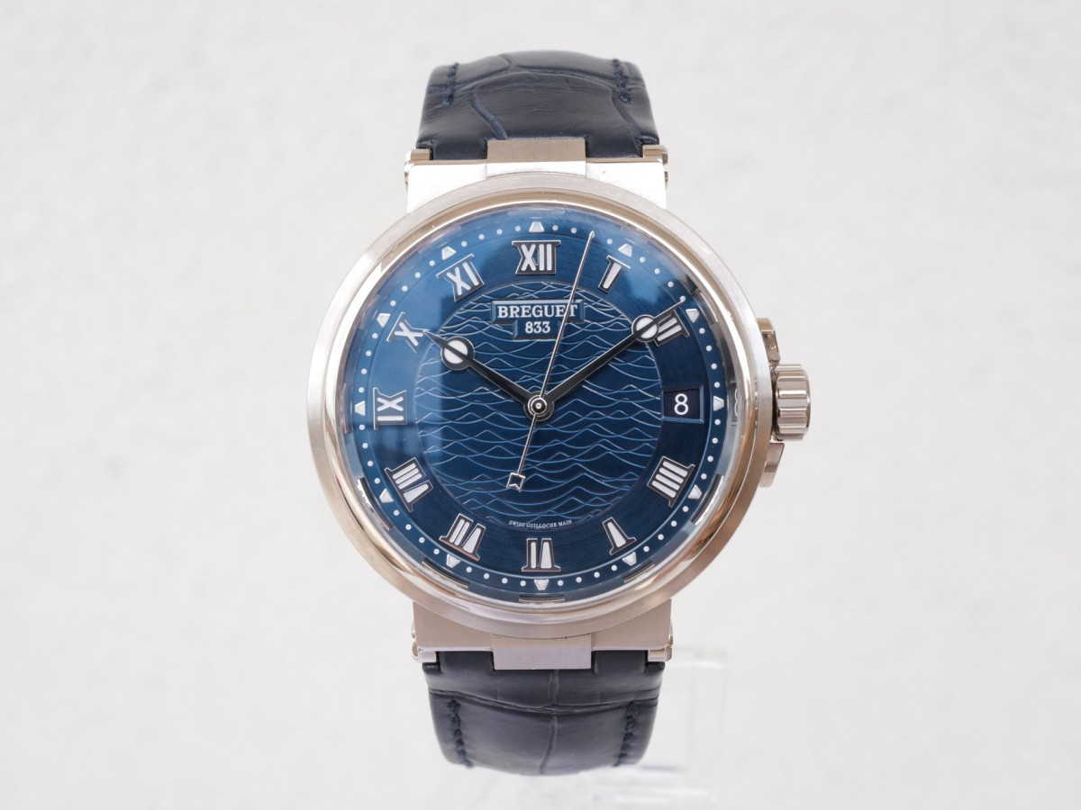 Швейцарський годинник Breguet Marine Date 18K White Gold