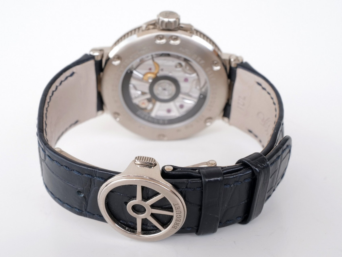 Швейцарський годинник Breguet Marine Date 18K White Gold