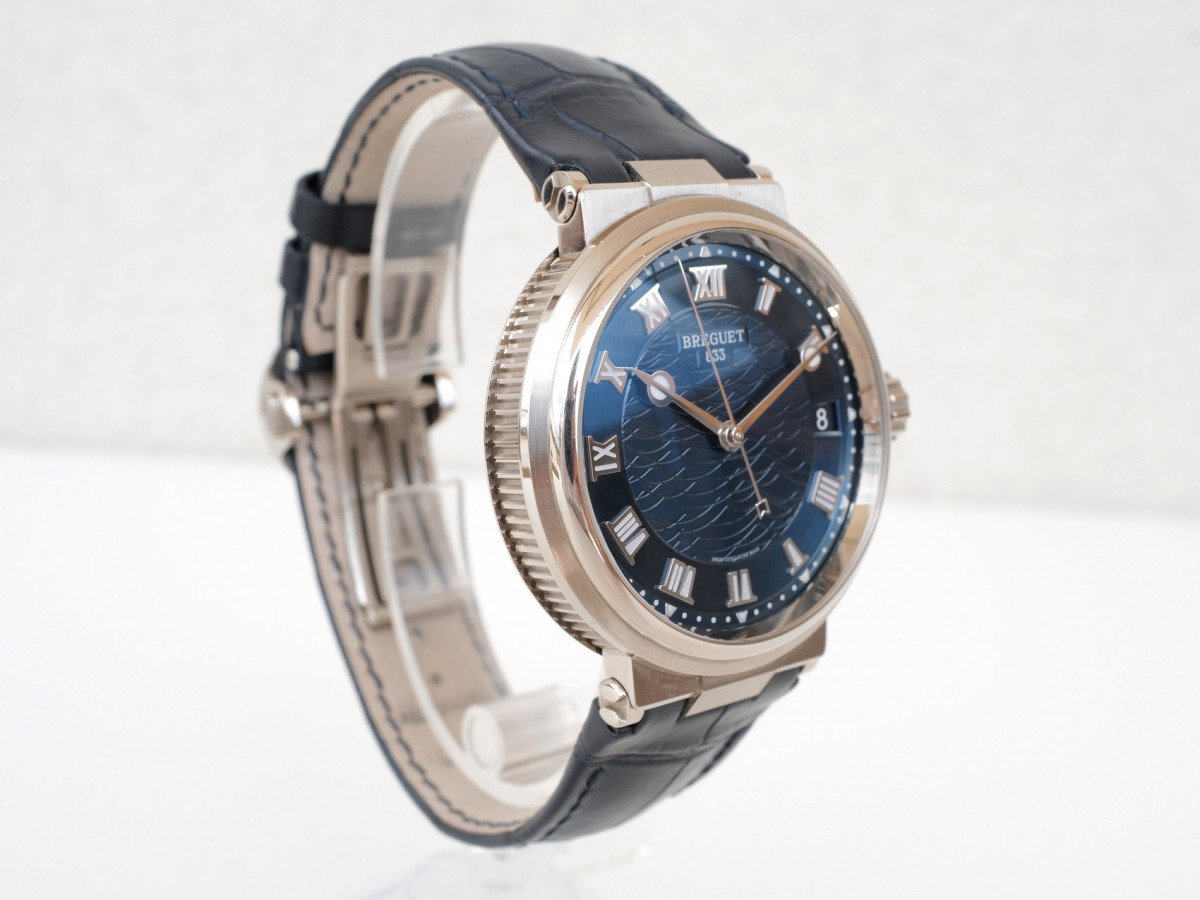 Швейцарський годинник Breguet Marine Date 18K White Gold