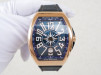 Швейцарський годинник Franck Muller Vanguard Yachting Automatic Blue Dial 18k Rose Gold